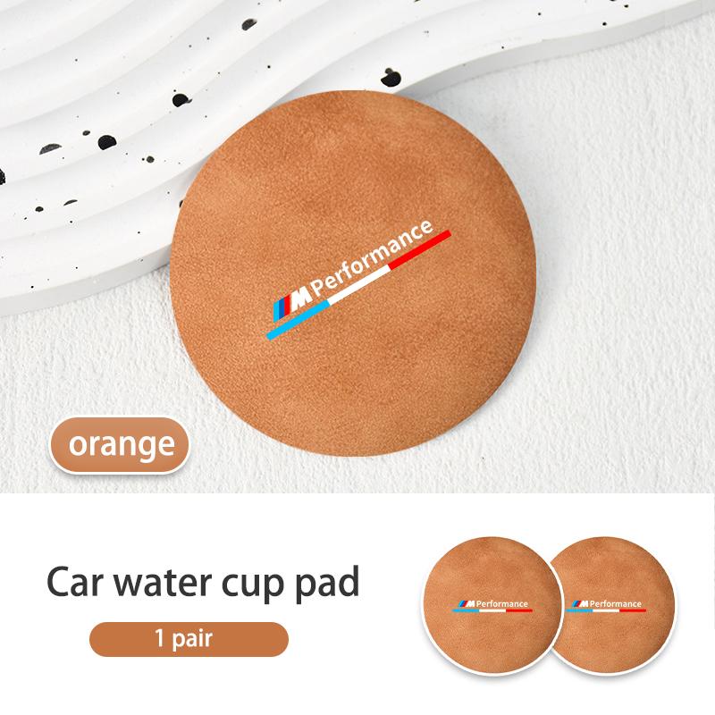 

1pair Car Coaster Water Cup Seat Non-slip Mat accessories For BMW 1 2 3 5 7 Series X1 X2 X3 X4 X5 X6 G20 G30 G11 G12