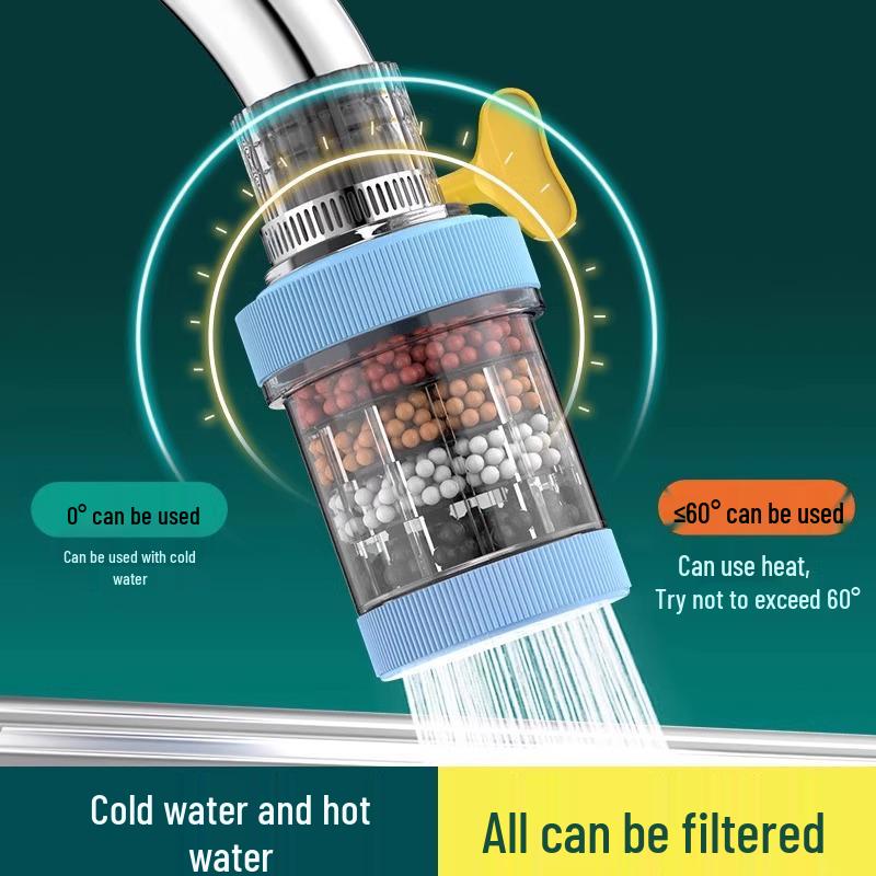 Univerzální prodlužovací filtr na kohoutek pro kuchyňskou filtraci