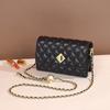 Bag Women's New Rhombus Small Gold Ball Chain Bag Shoulder Bag Fashion Versatile Messenger Bag