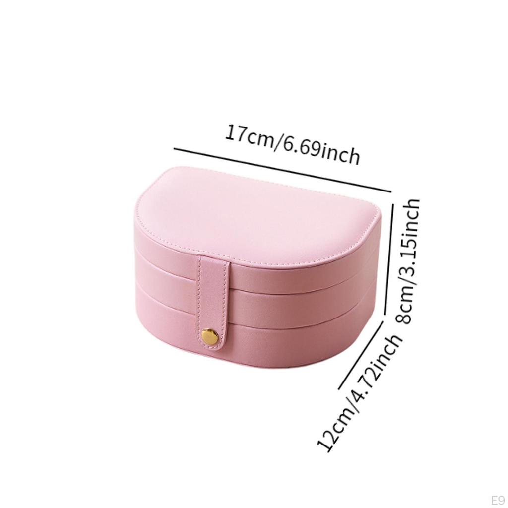 Reise Schmuckkoffer Box für Frauen Display Halter Aufbewahrungsorganizer