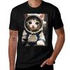 Katzen-Astronaut Perfektes Geschenk für alle Katzenliebhaber und Weltraum-Nerds 5 T-Shirt Weich Dehnbar Kurzarm Top