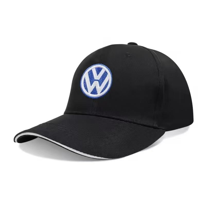 Car Logo Baseball Cap Hand Embroidery Adjustable Casual Hats For VW GTI Polo Passat Golf Tiguan Jetta Arteon Beetle CC Hub Cap
