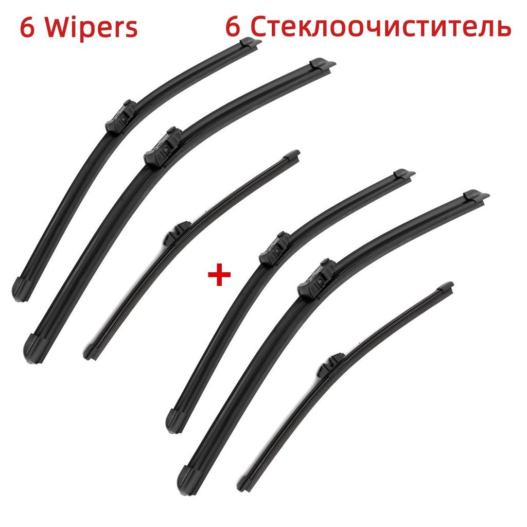 3PCS Wiper Blades For Ford Ecosport MK2 II 2018-2021 22" 16" 11" Fit Front Windshield Windscreen Window Brushes Cutter Accessories 2018 2019 2020 2021