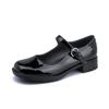 Grape mother Mary Jane shoes women's 2025 spring school style jk uniform leather shoes women's small height single shoes look thin