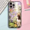 A Story Illustration Black Phone Case For IPhone 17 16 15 14 13 12 13 12 11 Pro Max Plus XS XR Silicone Soft Back Cover