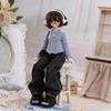 Candy Color Knit Cardigan BJD Dolls 1/6 Scale Outfit Top Double Zipper Sweater