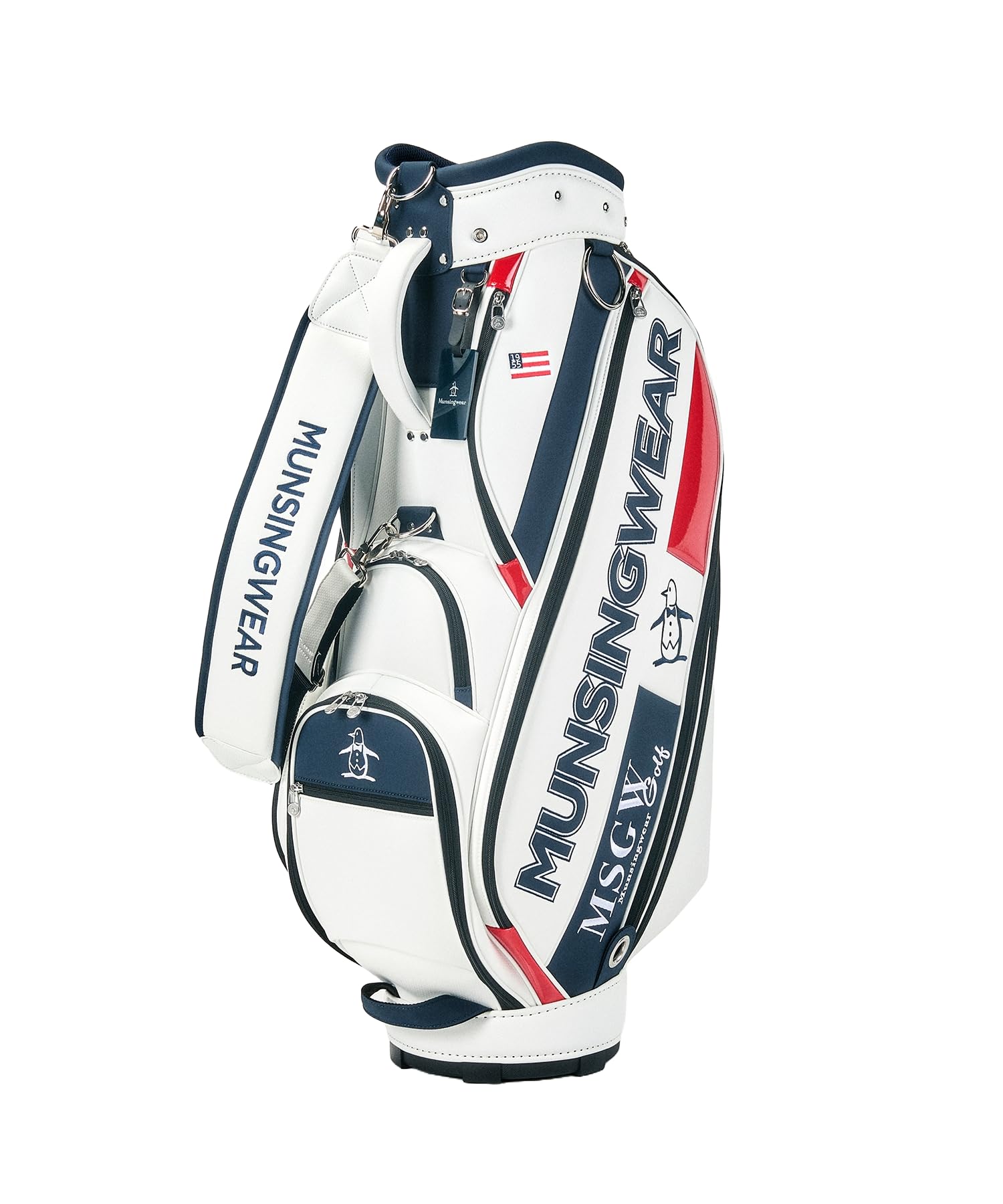 

MUNSINGWEAR Caddy Bag Cart Type Тип Sporty Big Logo Golf MG4FCB05M 9.5