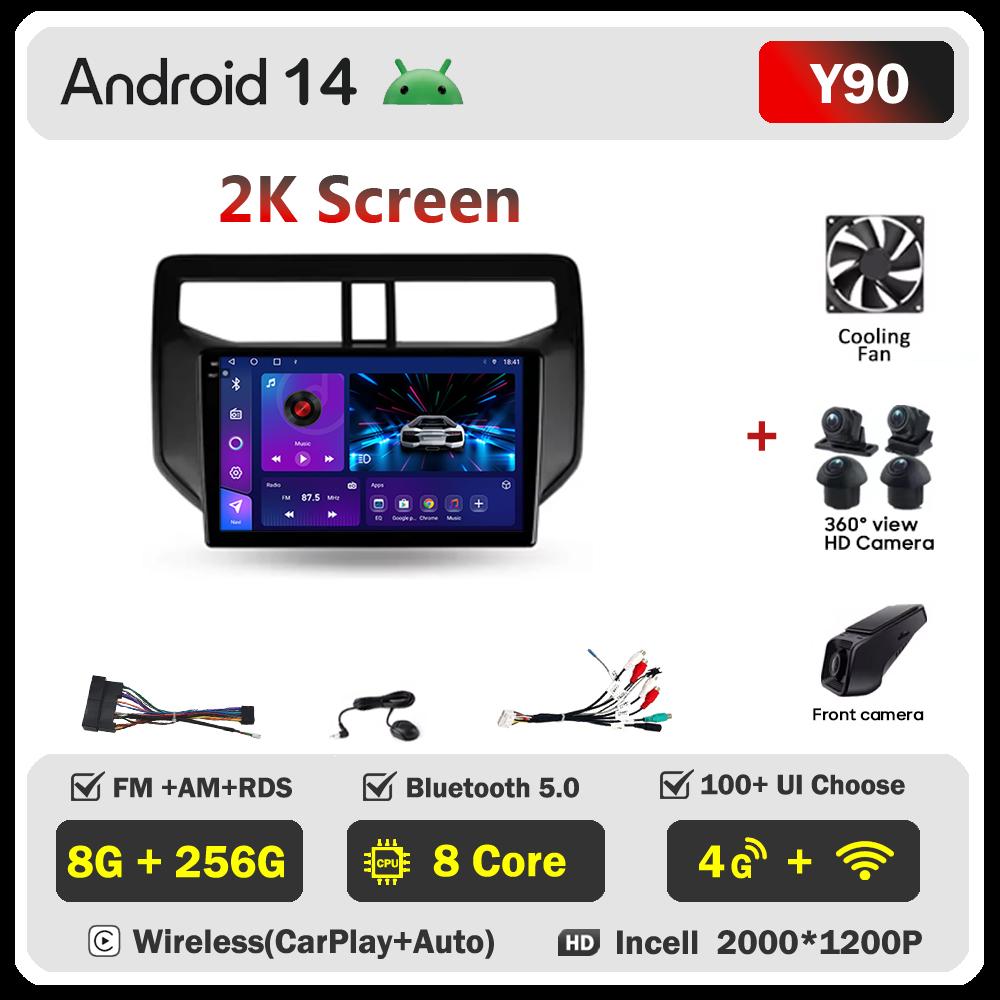 Android 14 For Toyota Rush Daihatsu Terios 2017-2020 Touch Screen Car Multimedia Video Player Wireless Android Auto Radio Wifi