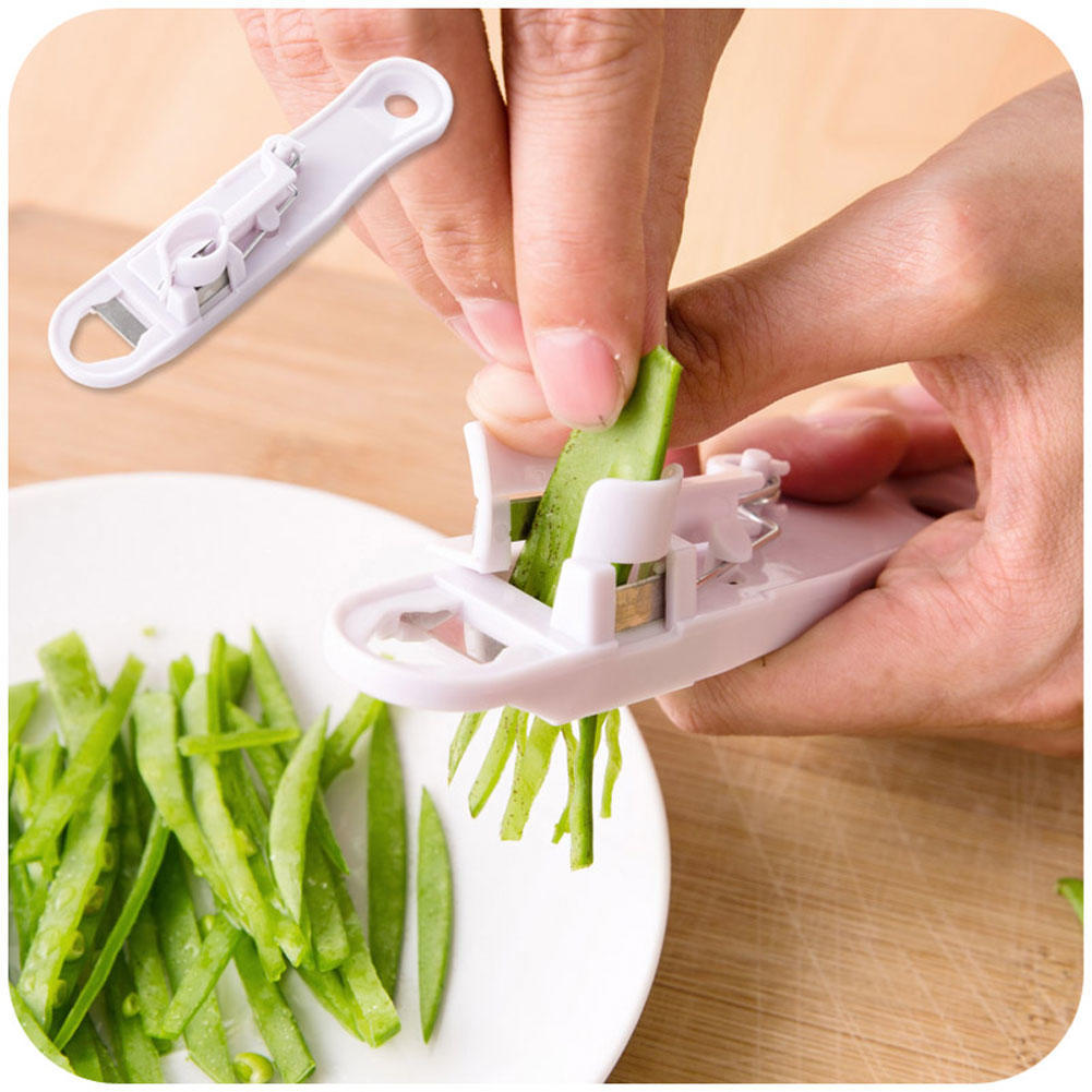 Green Bean Slicer Bean Shredder Multifunctional Vegetable Cutter Bean Tearer Runner Slicer Remover Peeler Kitchen Accessories