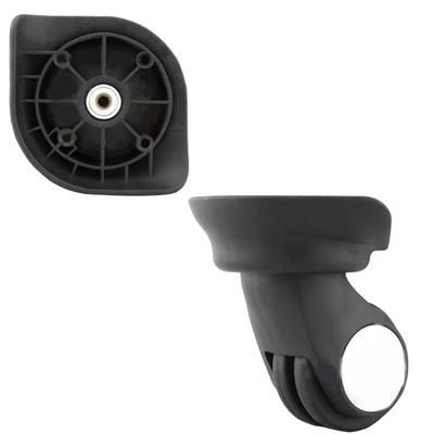 Versatile A17 ABS Inner Double Wheel Casters Smooth 360° Swivel 1 Pair Wheels for Easy Maneuvering Durable for Suitcase