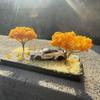 Clear Acrylic 1:64 Car Model Display Box Autumn Diorama Mini Scene Desktop Decor for Tabletop Display Use