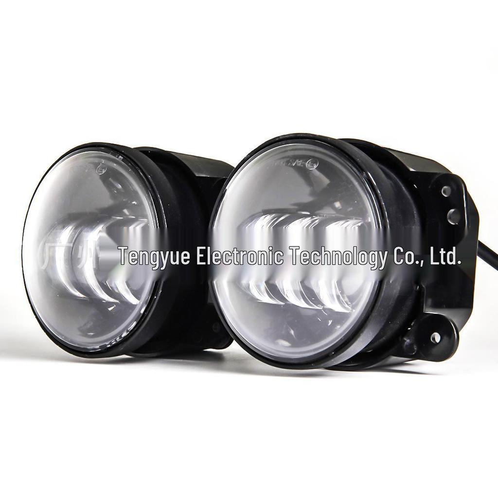 Compatible 30W 4-Inch LED Fog Lights for JEE Wrangler Front Bumper