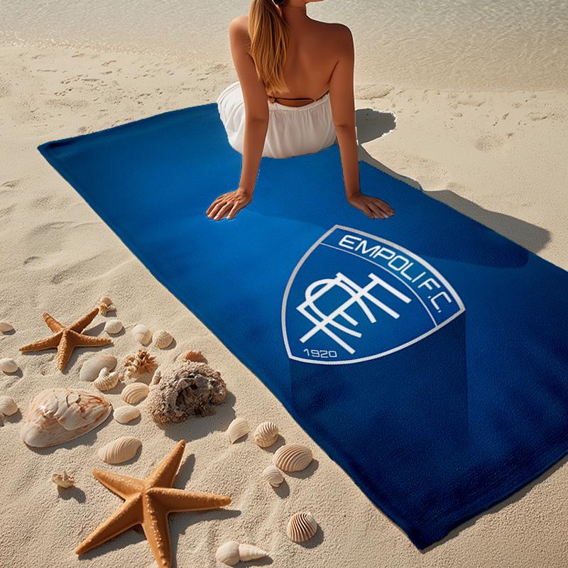 1PC Empoli Crest Design Beach Towel - Soft, Absorbent Microfiber, Lightweight, Ideal for The Beach, Parties, Travel, Camping fan gifts