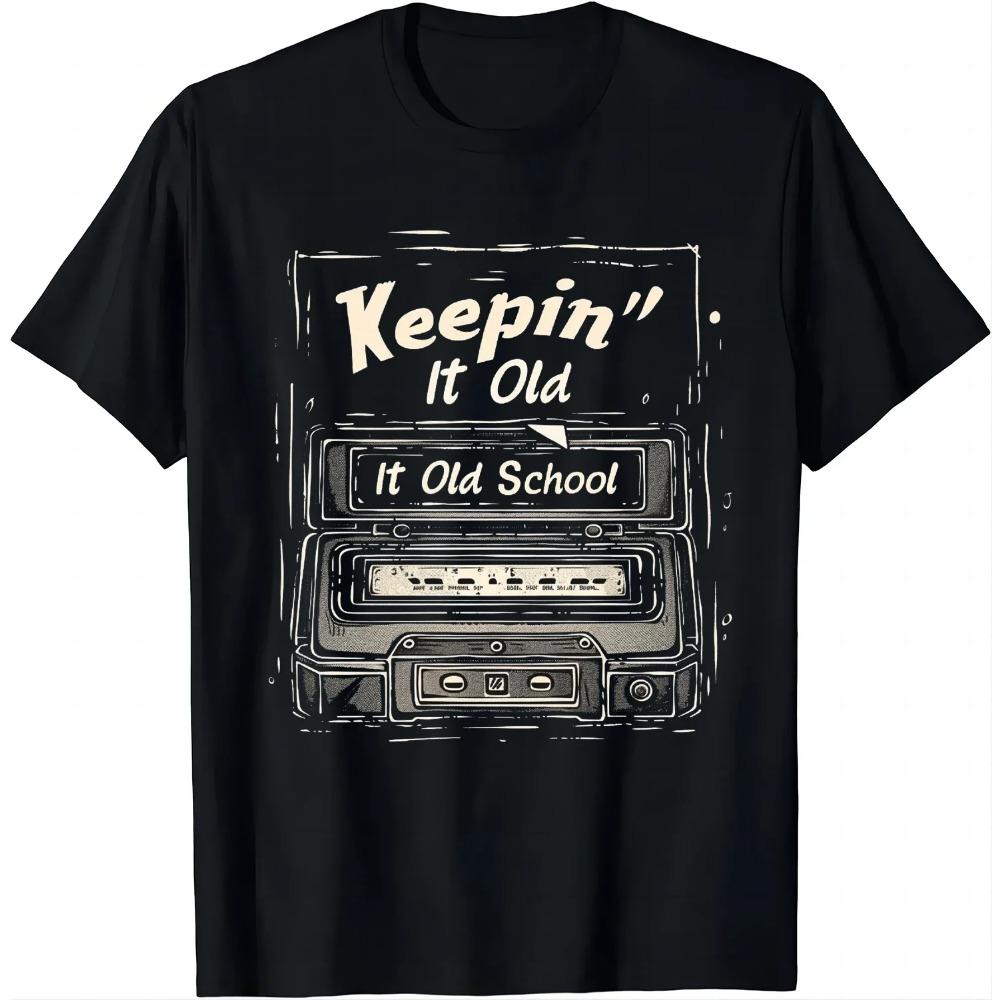 Old School Hip Hop 80s 90s Vintage Mixtape Cassette Tape T-Shirt  Y2k Top  Shirts for Women  Camisetas