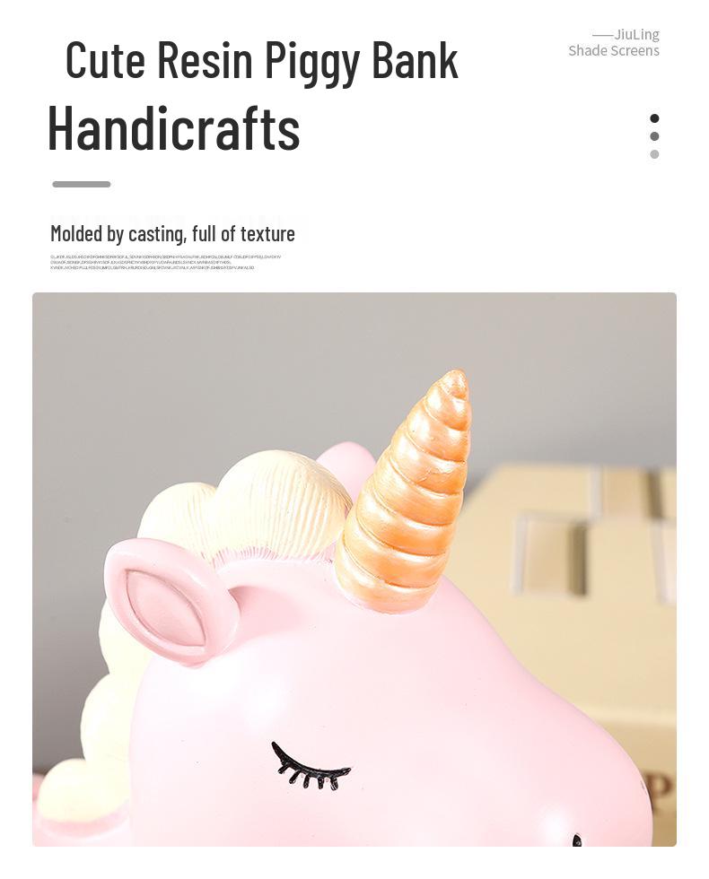 Dreamy Unicorn Piggy Bank for Girls - Exclusive Birthday Gift & Desktop Savings Jar