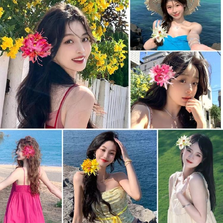 Accesorii de Păr cu Flori pentru Femei Clamă de Păr Florală Ac de Păr pentru Petrecere Agrafe pentru Mirese Studente Și Profesioniste