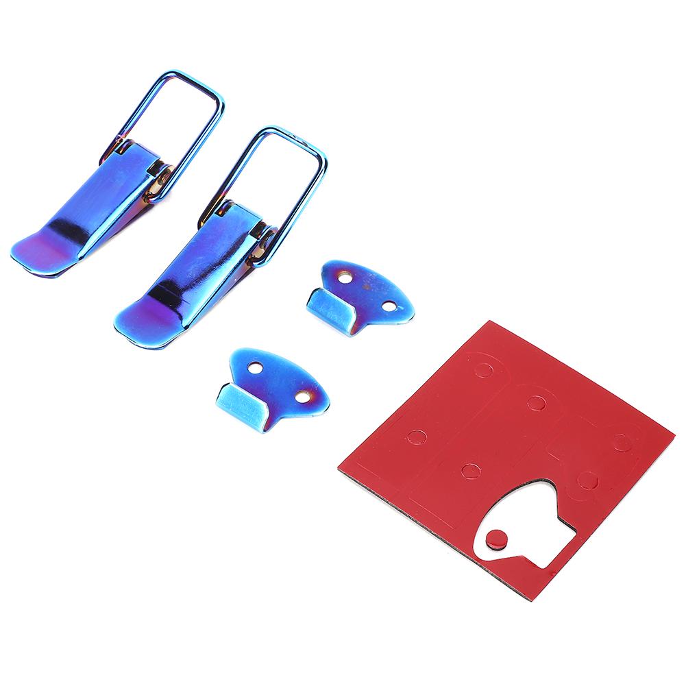 Universal Security Car Truck Hook Lock Clip Quick Release Small Blue