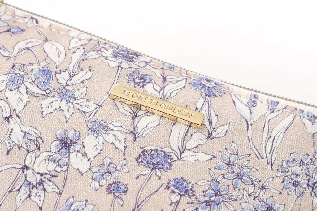 DDintex FLORET LONDON BASIC 15 X X Cm Pouch, Wandervogel, Gray, 10.5 4.5 [Liberty Print]
