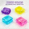 Transparenter Glitzerwürfel Squishy Spielzeug Stressabbau Fidget Knetspielzeug Sensorisches Spielzeug
