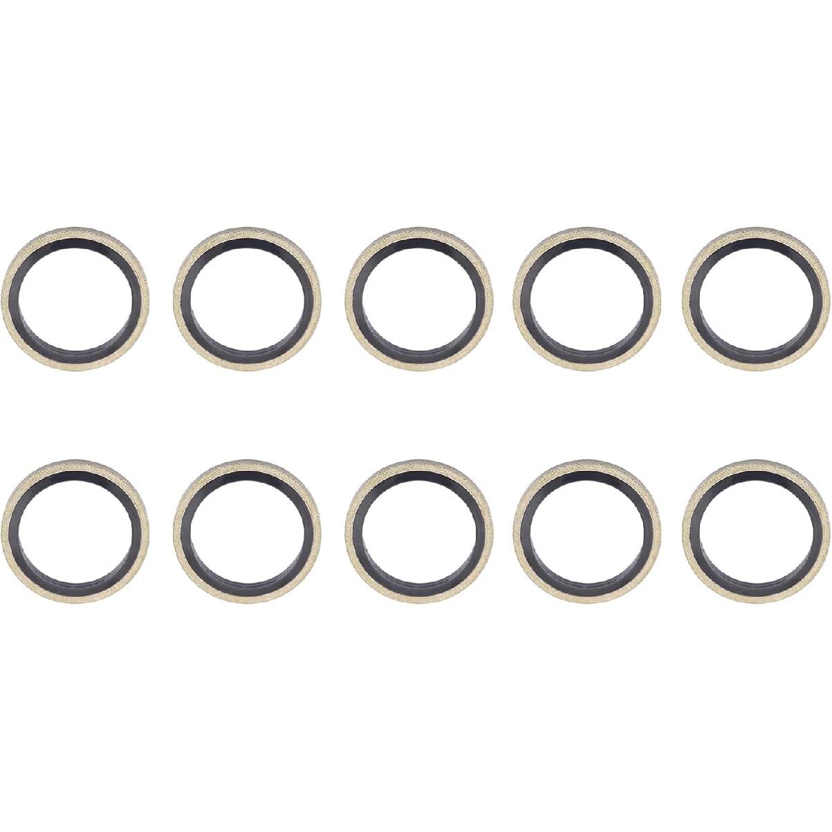 

10 PCS Turbo Coolant line Sealing Washers 3963991 4944257 For Dodge Ram 2500 6.7L 2008-2019