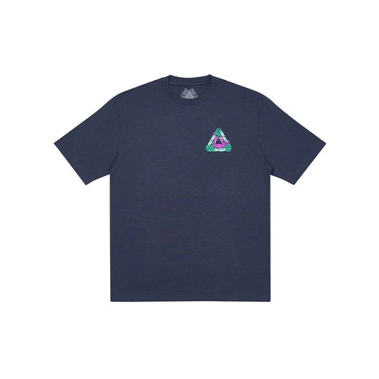 Palace Tri-Zooted Shakka T-Shirt Navy Unisex Tops Blue P19TS247
