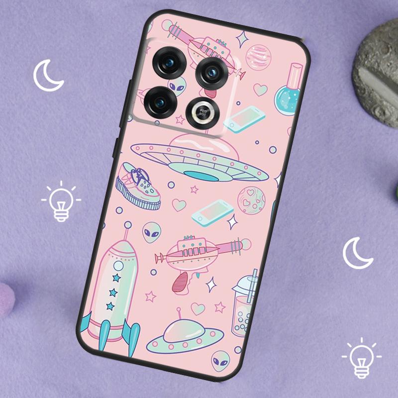 Girly Pastel Witch Goth Pattern For OnePlus Nord 5 CE 2 3 4 Lite N20 N30 Case For OnePlus 15 13 12 11 10 13T 10T 10R 12R 13R