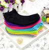 5 Pairs Women Comfortable Random Candy Color Cotton Sock Slippers Short Socks Ankle Socks EMA