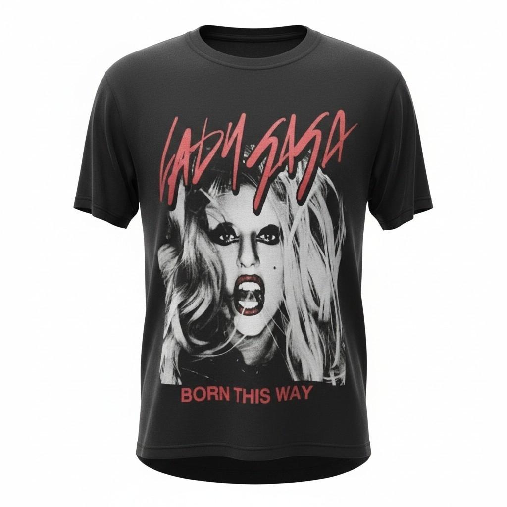 Lady Gaga Born This Way Tshirt Size S Oversized See Photos A1853 M