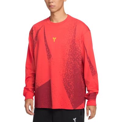 Camiseta de Baloncesto para Hombre con Logo Dri-Fit, Cuello Redondo, Hombros Caídos, Manga Larga Holgada, Tops IF4884-696