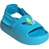 Adidas Originals Adifom Adilette C Fashion Comfortable Low-Top Sandals Kids Sandals Sky-Blue White Bright-Yellow JP5527