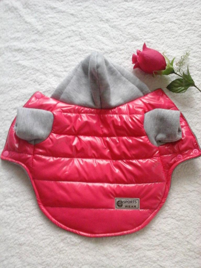 Dog Winter Cotton-Padded Coat & Vest, PU Nylon, Pet Warm Clothing