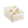 Makeup Organizer Storage Box, Desktop Cosmetic Holder, MultiFunctional, For Office/Home Small Blue