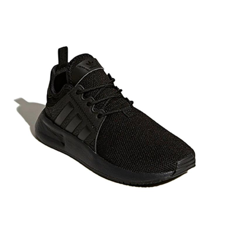 adidas Originals X_PLR Slip Resistant Shock Absorbers Low Top Kids Lifestyle Shoes Black Children Aged 3 7 Years Old Sneakers BY9886