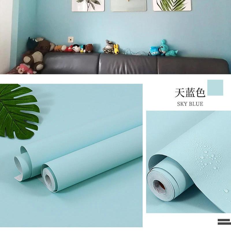 Nordic Simple Easy To Maintain Wallpaper Household Renovation Decoration Stickers Comes with Adhesive Backing Kids Room Decor