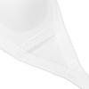 Men Bulge Cup Soft Polyester Cotton Stereo Shape Bulge Covering Up Underwear Cup with Strap White