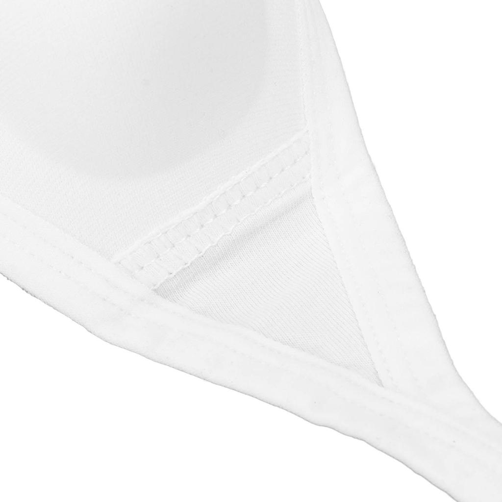 Men Bulge Cup Soft Polyester Cotton Stereo Shape Bulge Covering Up Underwear Cup with Strap White