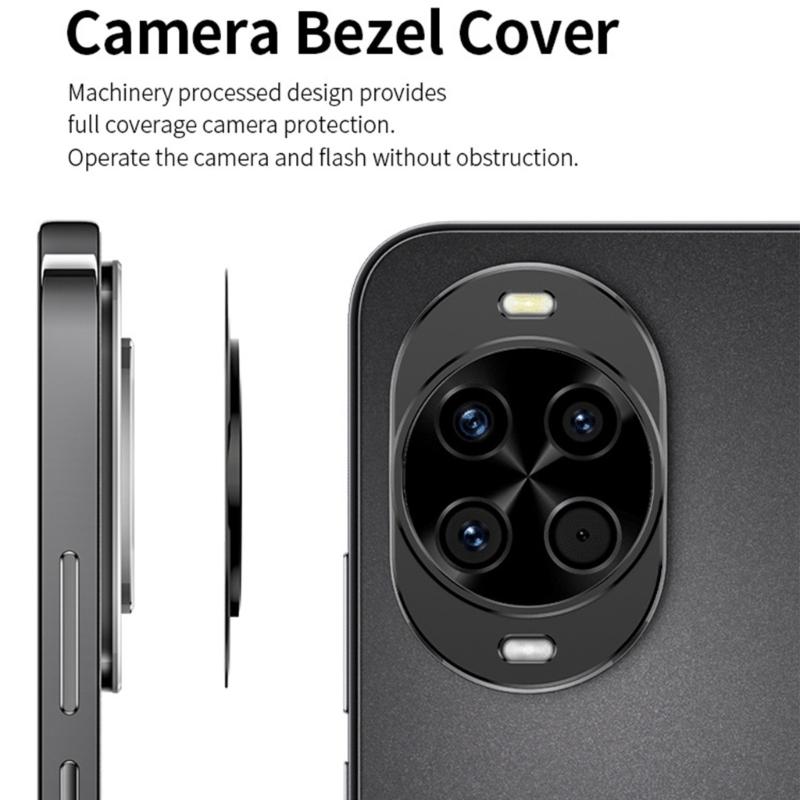 Hollowed Out Structure Reinforced Metal Camera Protector Suitable For Mobile Devices Dustproof Design Scratch Resistant