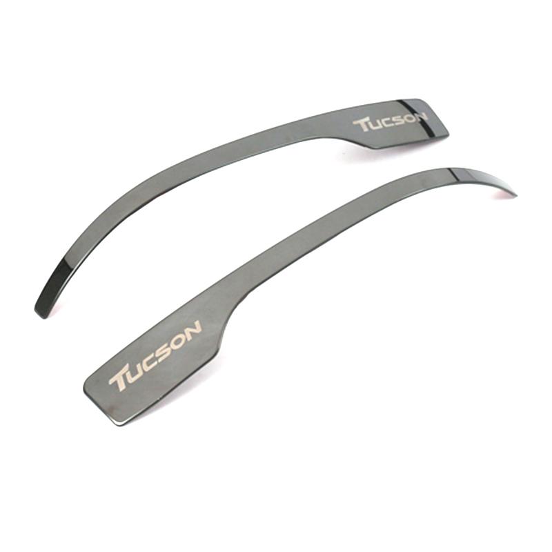 

Хромированная накладка на зеркало заднего вида для Hyundai Tucson 2015 2016 2017 2018 Автомобильный детектор Stick BK