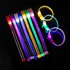 10pcs Plastic LED Bands for Parties Flashing Light Up Wristband Ornament Multicolors Wrist Decoration for Children