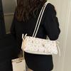 Fashion Sweet Bow Shoulder Bag Cartoon Print Underarm Bag Female Tote Bag Versatile Large Capacity Commuter Handbag KTB