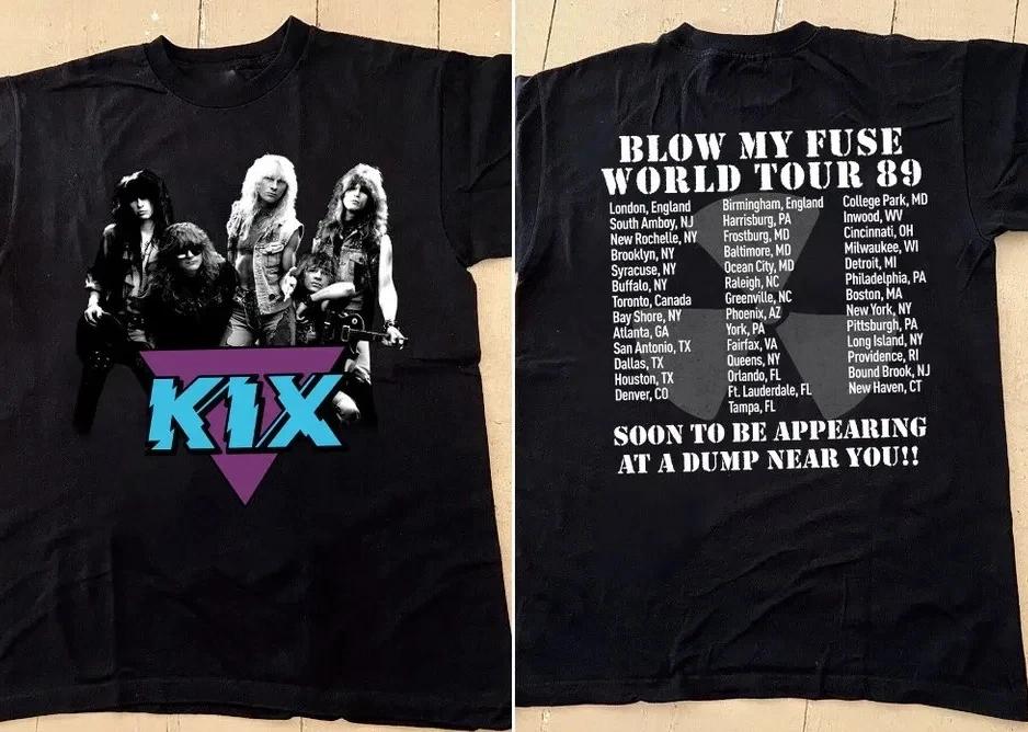 KIX Band T-Shirt, Kix Blow My Fuse Tour 1989 T Shirt M