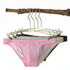 See-through Back Hole Briefs U Convex V Thongs Fashion Men's Pouch Shorts  Male
