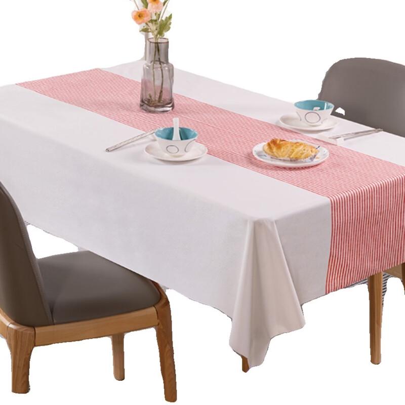 Xihe Extra Thick Disposable Stone Fabric Tablecloth