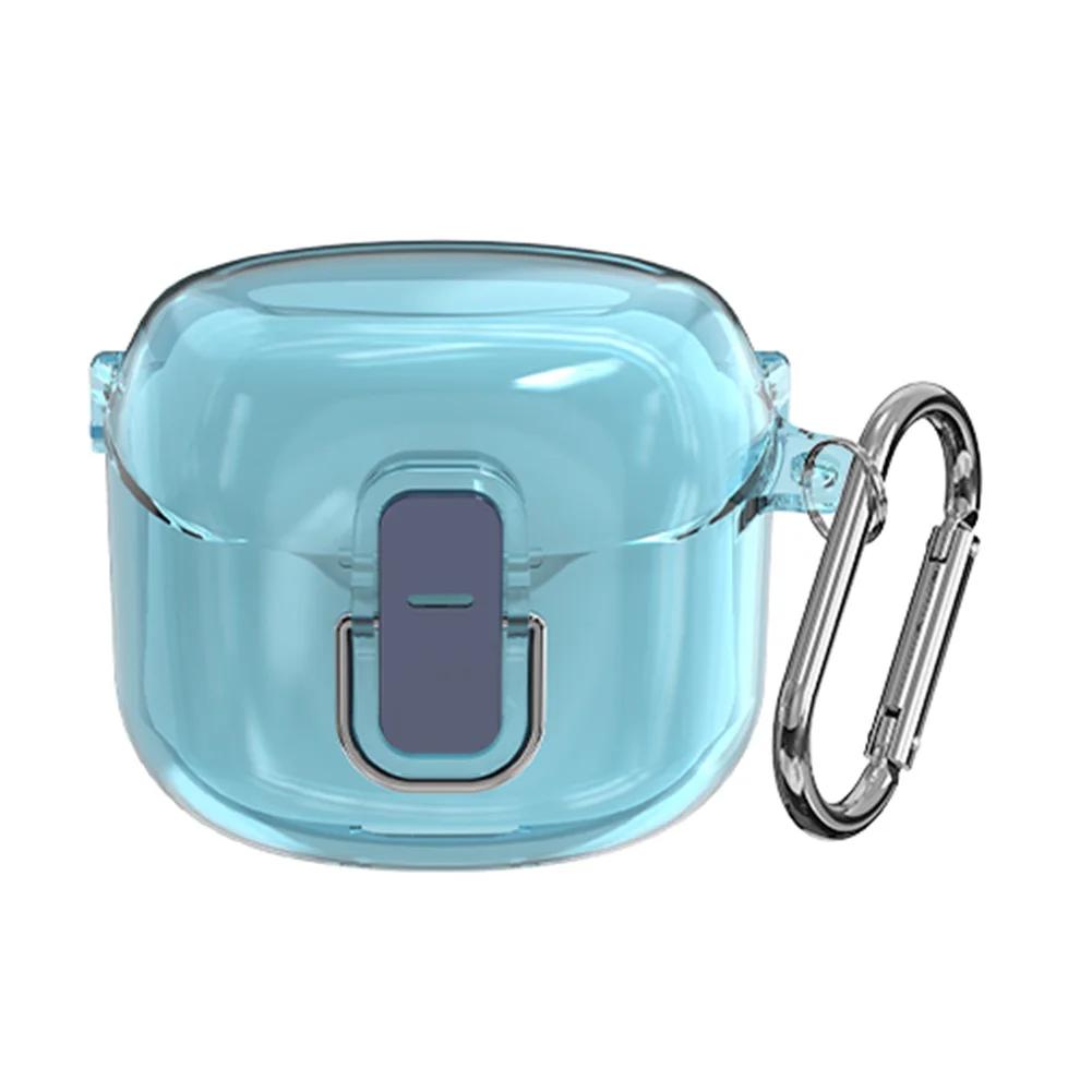 

Earbuds Headphone Protective Case for JBL Tune Flex 2025 Wireless Earbuds Earphone Cases Cover Shock Resistant with Hook синій