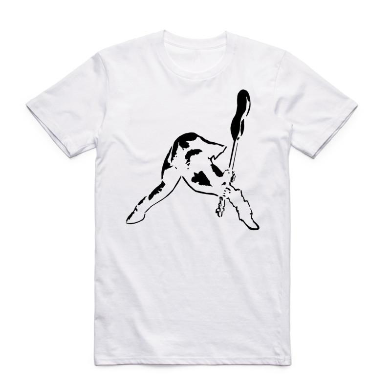 2026 Moda Más Nueva Estampado The Clash London Calling Camiseta Blanca para Hombre Banda de Rock Verano Casual Manga Corta Cuello Redondo Camiseta