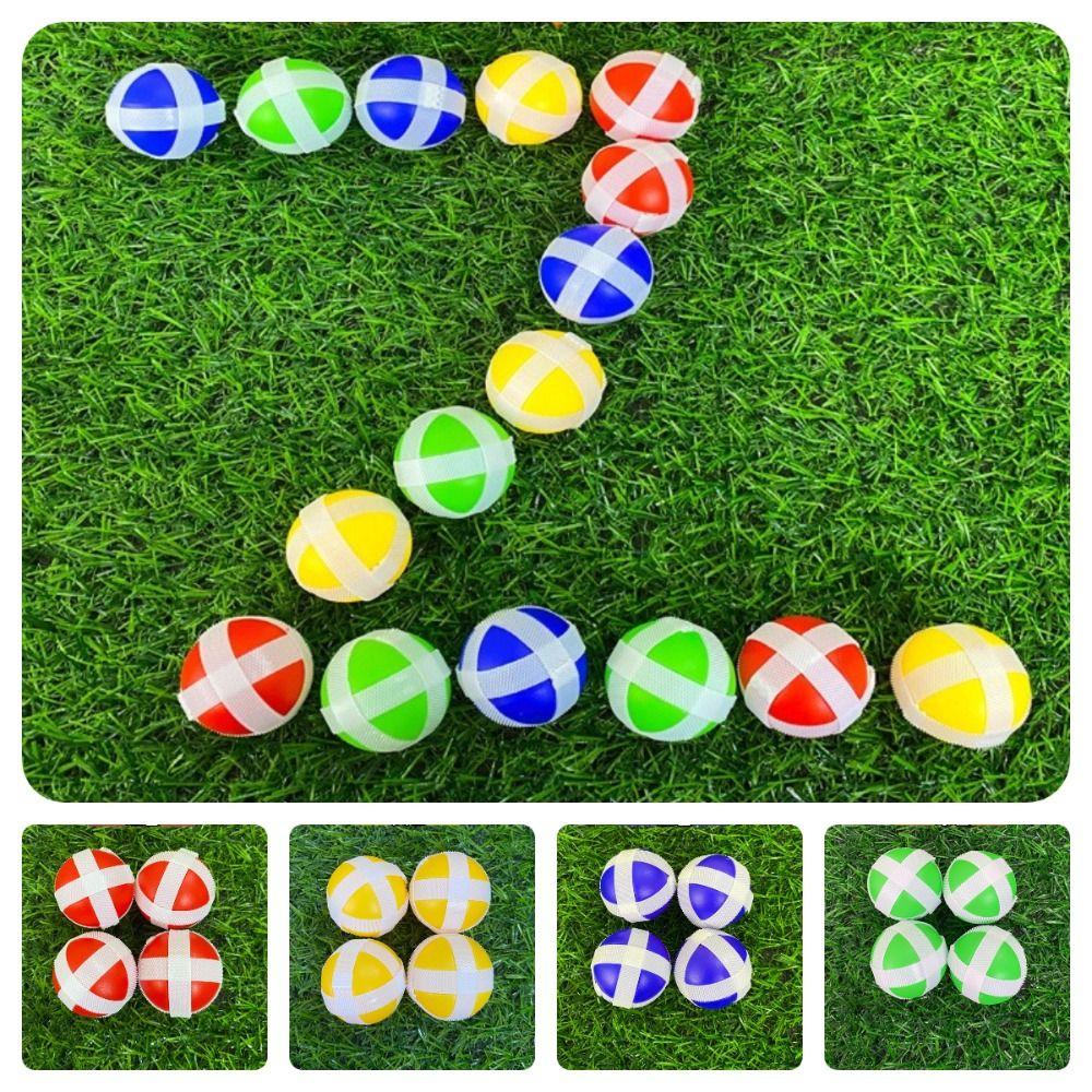 10st Montessori Pilkastbräda Kladdig Boll 3,4cm Interaktiv Leksak för Förälder och Barn Avslappnande Målkastning Sugkoppsboll Barn Vuxen