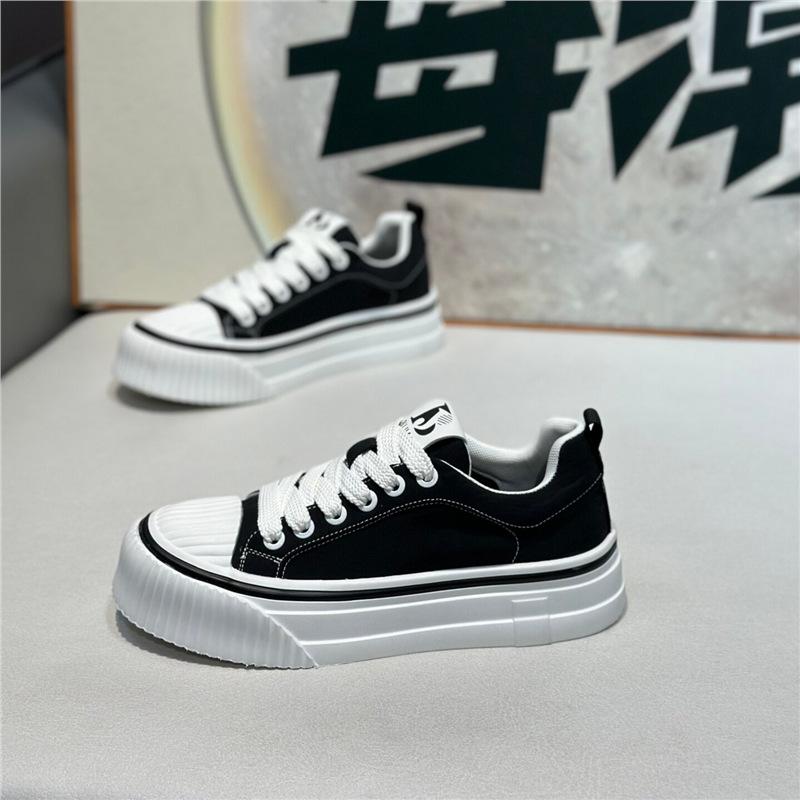 Trendy Brand Men'S Shoes Spring New Low-Top Cloth Surface Comfortable Casual Soft Sole Lace-Up Korean Version Versatile Breathable Net Red Shoes Men