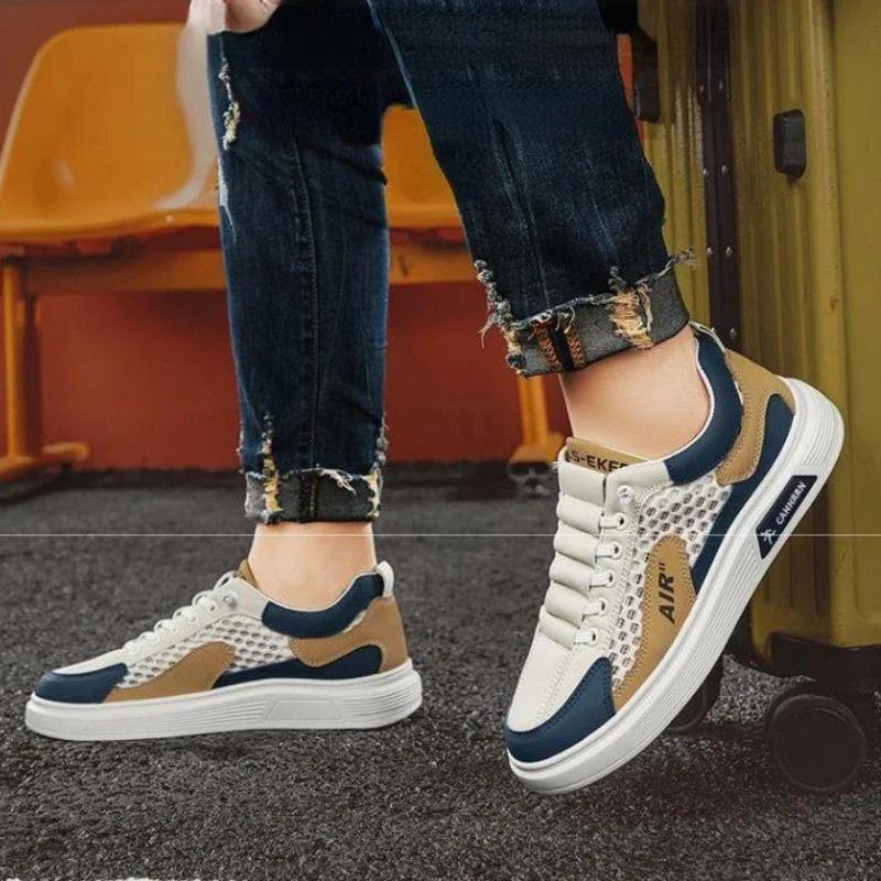 Men Sneakers Casual Vintage Tennis Sport Shoes Athletic Breathabe Running Shoes Jogging Gym Lightweight Fashion Casual Shoes