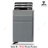 Portafoglio Portatessere RFID Uomo Sottile Mini Minimalista Portafogli Metallo Porta Badge Bancario Custodia Portafoglio per Uomo Carteras Scelta