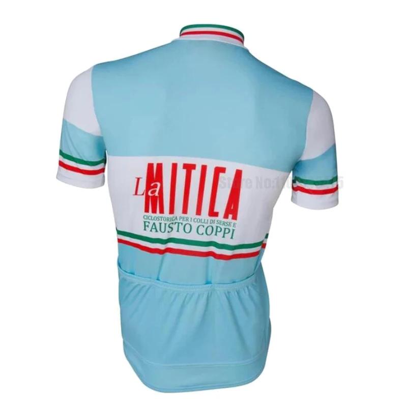 El Mítico Fausto Coppi Conjunto de Maillot de Ciclismo Retro Transpirable Maillot de Bicicleta Maillot Ciclismo Hombre 2026 Verano Conjunto de Traje de Ciclismo Transpirable